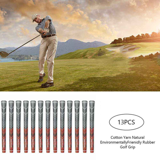 13PCS Golf Pride Grip Multicompound red midsize Golf Grips Anti Slip