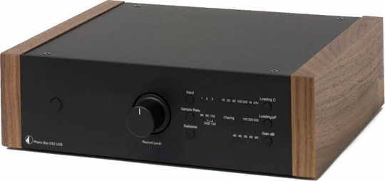 Pro-Ject Phono Box DS2 USB Black/Walnut