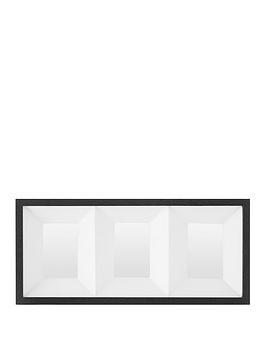 Premier Housewares Collage Photo Frame, 3D Box Design, Black