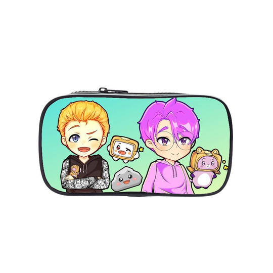 (13) Lankybox Pencil Box Students Anime Pen Case Storage