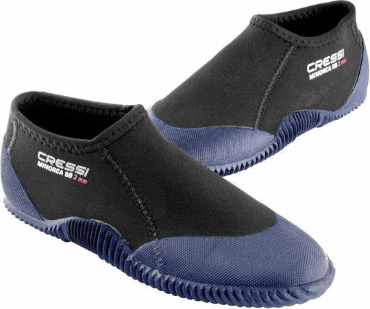 Cressi Minorca Shorty Boots Black/Blue/Blue M