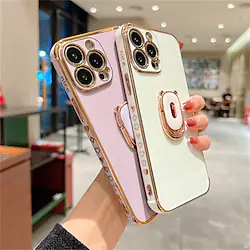 Phone Case For Apple Classic Series iPhone 14 Pro Max 13 12 11 Pro Max Mini X XR XS 8 7 Plus Bumper Frame Plating Full Body Protective Solid Colored TPU Lightinthebox