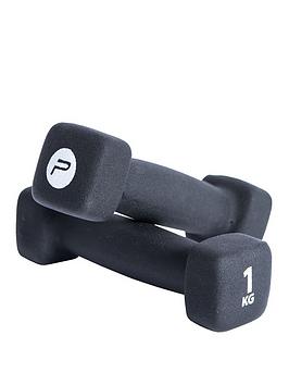 Pure2Improve Pair Of Neoprene Coated Dumbbells - 1Kg