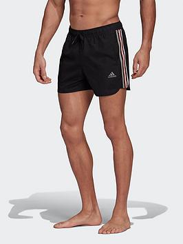 Adidas Very Short Length Retro Split Swim Shorts