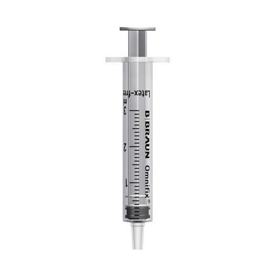 3ml BBraun Omnifix Luer Slip Syringes Box of 100
