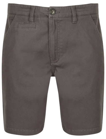 Shorts Scotch Cotton Twill Chino Shorts with Stretch In Dark Grey - South Shore / S - Tokyo Laundry