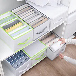 8 Grid Foldable Clothes And Pants Storage Bag Lightinthebox