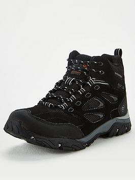 Regatta Holcombe IEP Mid - Black, Black, Size 7, Men