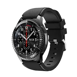 1 pcs Smart Watch Band for Samsung Galaxy Watch 3 45mm, Watch 46mm Gear S3 Frontier, Gear S3 Classic Silicone Smartwatch Strap Elastic Breathable Quick Release Sport Band Replacement Wristband Lightinthebox