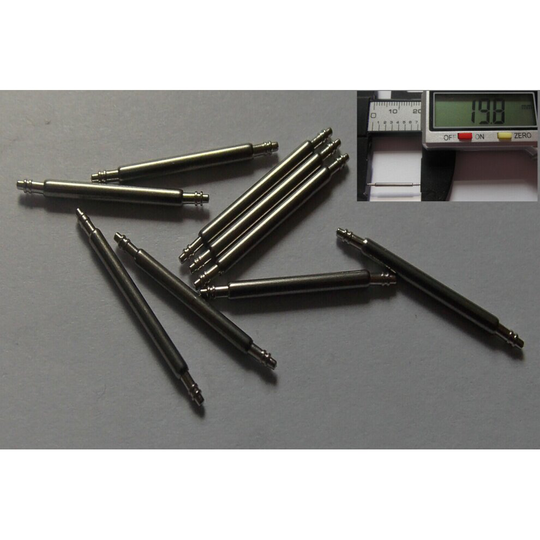2 x 18mm Watch Band Spring Bars Strap Link Pins Repair Watchmaker