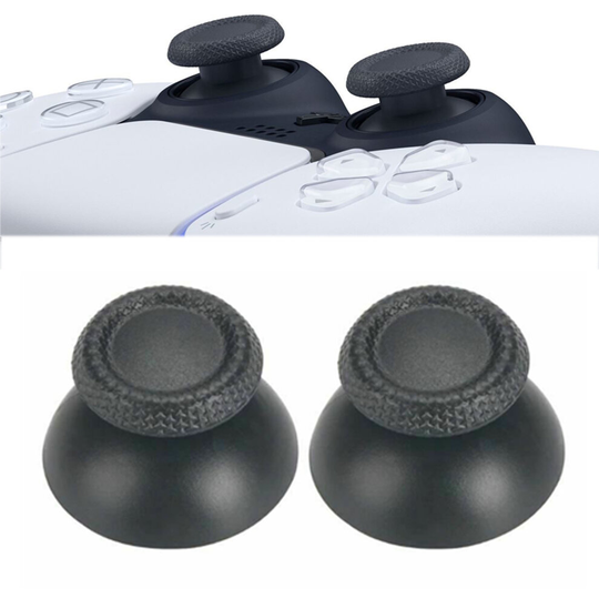 (6 Pack) PS5 Controller Analog Stick Thumbstick Grips for Playstation 5 Black