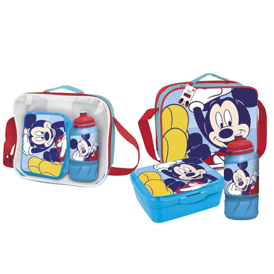 Disney Childrens/Kids Mickey Mouse Lunch Bag Set