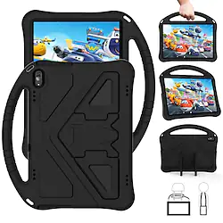 Tablet Case Cover For Huawei Tablets MediaPad M5 8 M5 Lite 10 M3 T5 T3 10 Hand-held Shockproof Dustproof with Stand Handle Solid Colored TPU For Kids Lightinthebox