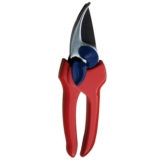 Spear & Jackson Razorsharp Active Carbon Steel Bypass Secateurs, Easy Grip - Red