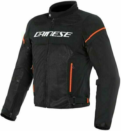 Dainese Air Frame D1 Tex Black/White/Fluo Red 46 Textile Jacket