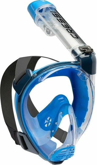 Cressi Knight Full Face Mask Light Blue/Dark Blue S/M