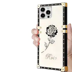 Phone Case For Samsung Galaxy Back Cover A33 S22 Ultra Plus S21 FE S20 A72 A52 A42 Note 10 Bumper Frame Rhinestone Shockproof Flower Crystal Diamond TPU PC Lightinthebox