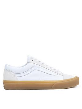 Vans UA Style 36 - White/Gum, White/Gum, Size 6, Men