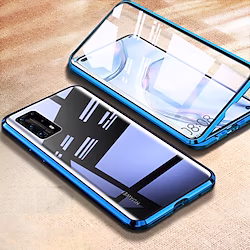 Double sided Glass Magnetic Case for Huawei P50 P40 P30 Lite Pro Clear 360 Protection Mobile Phone Case Metal Magnet Adsorption Protective Case for Huawei Mate 40 30 20 Pro Lightinthebox