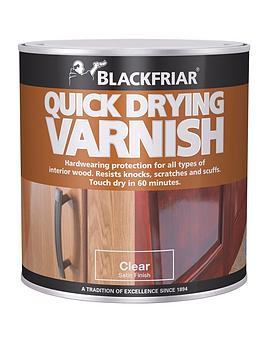 Blackfriar Quick Drying Interior Varnish Clear Satin 500Ml