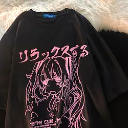 Inspired by punk Cosplay Cosplay Costume T-shirt Back To School Print T-shirt For Men's Women's Adults' 100% Polyester Lightinthebox