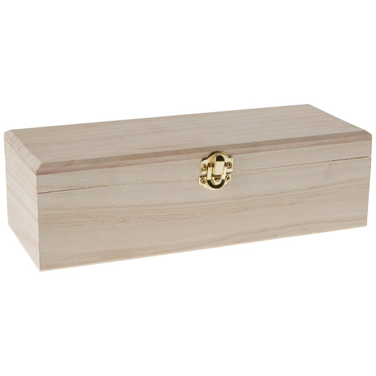 Artemio 27 x 10.5 x 8 cm 4-Case Wooden Tea Box, Beige