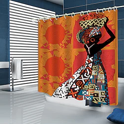 Shower Curtains New Design African girl digital print shower curtain 70 Inch Lightinthebox
