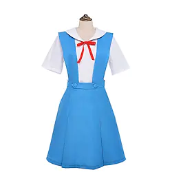 Inspired by Cosplay Asuka Langley Soryu Anime Cosplay Costumes Japanese Cosplay Suits School Uniforms Bow Tie For Men's Women's Lightinthebox