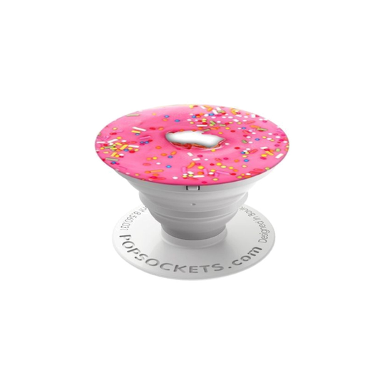 PopSockets Expanding Stand and Grip for Smartphones - Pink Donut