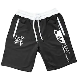 Inspired by Demon Slayer: Kimetsu no Yaiba Tomioka Giyuu Kamado Tanjirou Beach Shorts Board Shorts Back To School Anime Harajuku Graphic Kawaii Shorts For Men's Women's Unisex Adults' Hot Stamping Lightinthebox