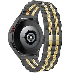 1 pcs Smart Watch Band for Samsung Galaxy Watch 5 40/44MM Watch 5 Pro 45MM Watch 4 Classic 42/46mm Watch 4 40/44mm 20mm Stainless Steel Smartwatch Strap Premium Stainless Steel Buckle Metal Band Lightinthebox