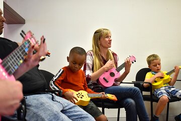 Music Magic: Ukulele & Djembe Drum Intro Lesson w/ NGO Kids add-on
