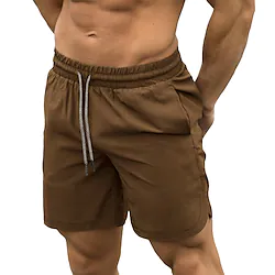 Men's Athletic Shorts Workout Shorts Tennis Shorts Breathable With Pockets Quick Dry Bottoms Drawstring Summer Gym Workout Tennis Running / Moisture Wicking / Lightweight Lightinthebox
