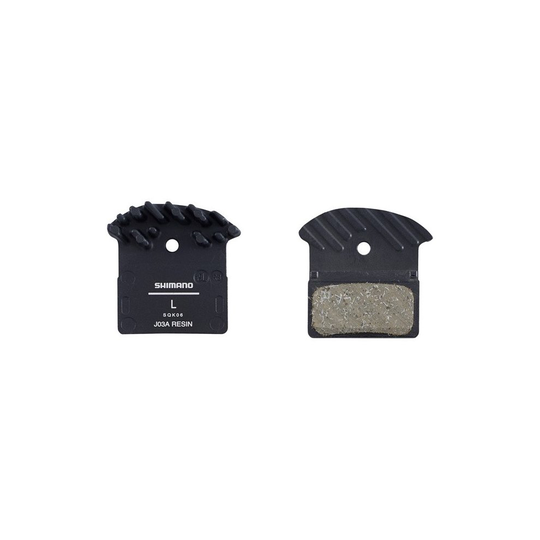 Shimano Spares J03A Disc Brake Pads And Spring Alloy Backed With Cooling Fins Resin