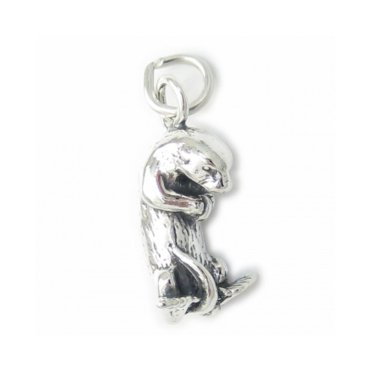 Otter sterling silver charm .925 x 1 Otters charms