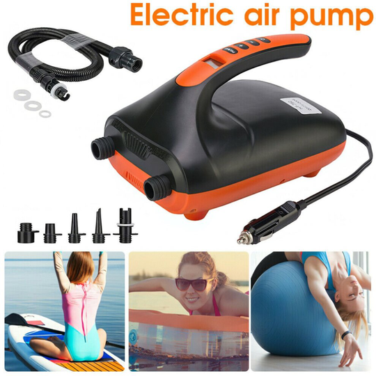 12V 20PSI Dual Stage Intelligent Electric SUP Air Pump Inflatable Pump for Surfing Board Kayak Paddle Boat