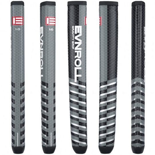 EVNROLL GRAVITY GRIP GOLF PUTTER GRIP BLACK / GREY