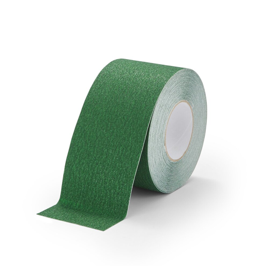 (Green, 100mm x 18.m) Slips Away Anti Slip Tape Rolls Standard Grade