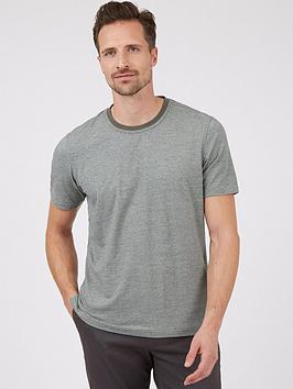 Jeff Banks Fine Stripe Jersey Tee