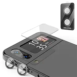[2 Pack] P Galaxy Z Flip 4 Camera Protector Camera Lens Ring Cover Rear Glass Screen Protector for Samsung Galaxy Z Flip 4 Lightinthebox