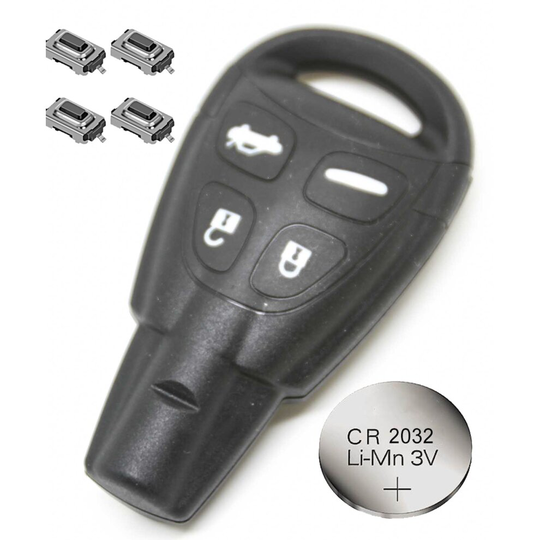 SAAB 93 95 9-3 9-5 Replacement Remote Key FOB CASING SHELL repair KIT