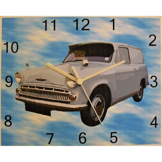 commer cob 7cwt van wall hanging clock classic vintage roote van