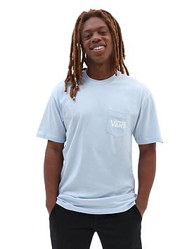 Vans Off The Wall Classic Back Short Sleeve T-Shirt - Blue/White, Blue/White, Size S, Men