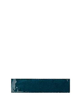 Topps Tiles Zellica Ink Blue 6Cm X 24Cm (Box Of 36 Tiles)