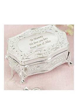 The Personalised Memento Company Bespoke Antique Trinket Box