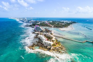Explore Isla Mujeres in One Day Catamaran,Snorkel,Open Bar and Beach Club