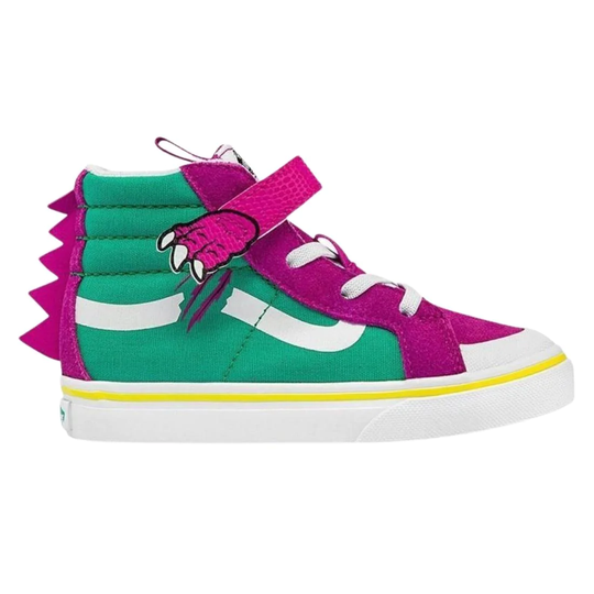 Vans Dino Sk8-Hi Reissue Shoes - (Dino) Fuscia