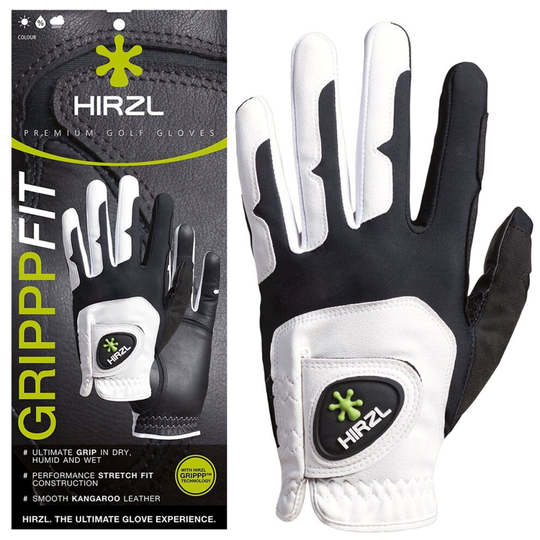 HIRZL GRIPPP FIT MENS STRETCH FIT ULTIMATE GRIP KANGAROO LEATHER GOLF GLOVE