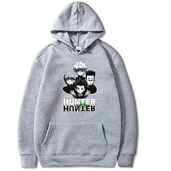 Inspired by Hunter X Hunter Killua Zoldyck Cosplay Costume Hoodie Cartoon Harajuku Graphic Kawaii Hoodie For Men's Women's Adults' Polyester / Cotton Blend Lightinthebox