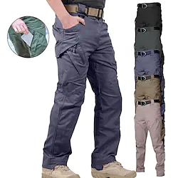 Men's Cargo Pants Hiking Pants Trousers Tactical Pants Summer Outdoor Waterproof Breathable Quick Dry Multi Pockets Bottoms 9 Pockets black. Army Green Hunting Fishing Climbing S M L XL XXL Lightinthebox